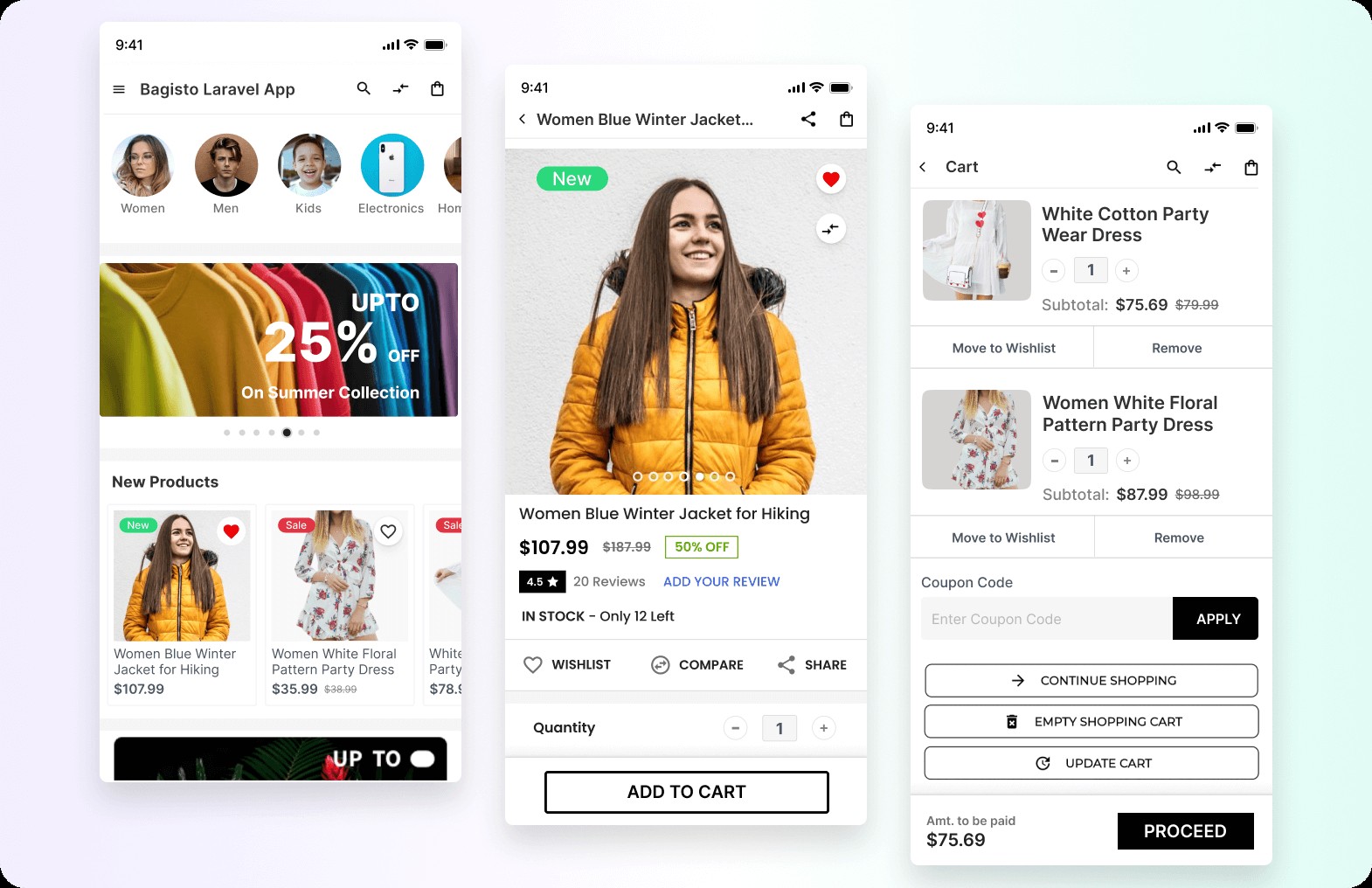 Mobile First Woo Store