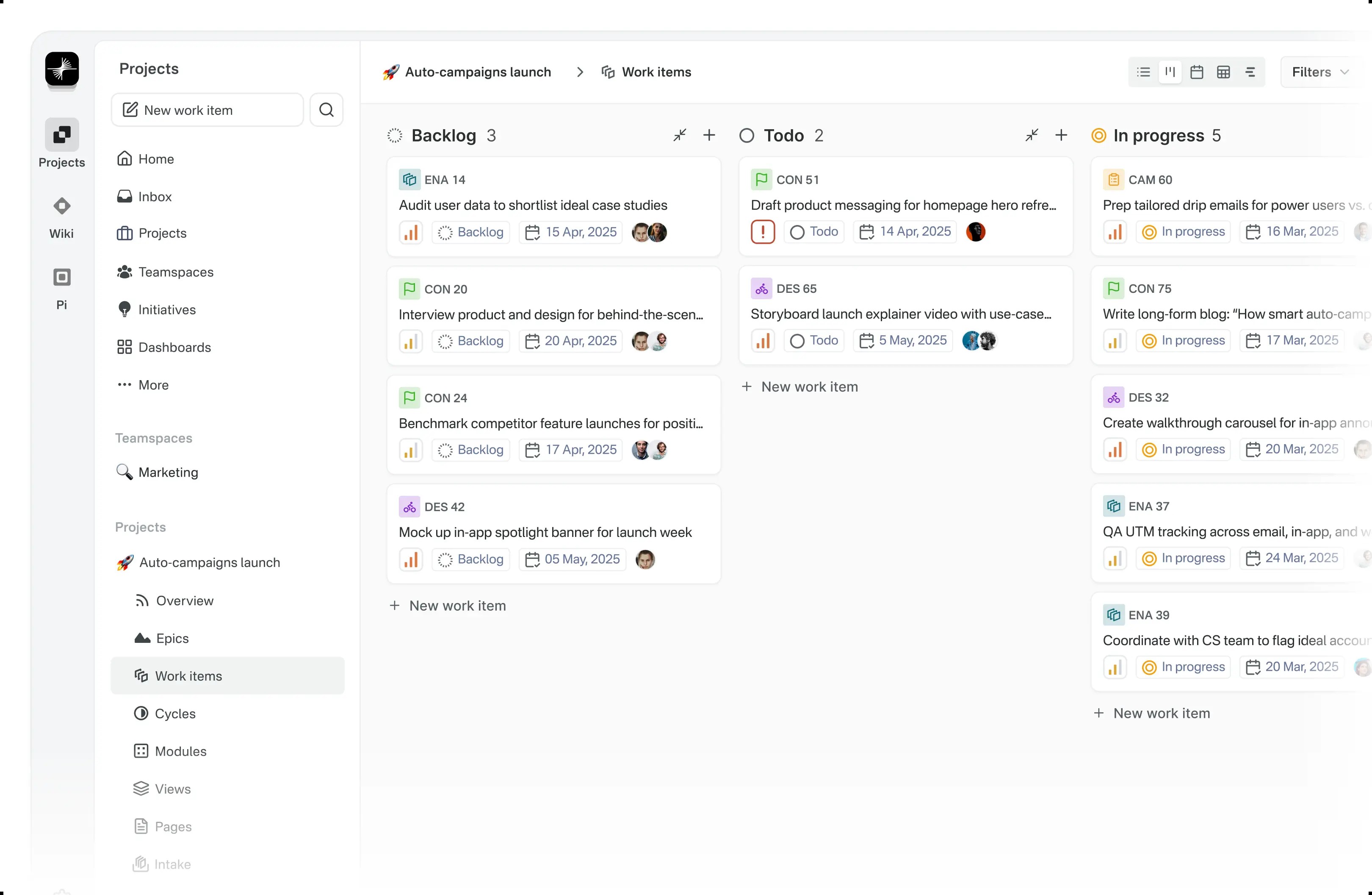 SprintFlow Product UI System